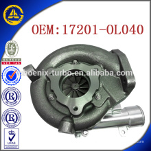 Turbocompressor CT16V 17201-OL040 para TOYOTA